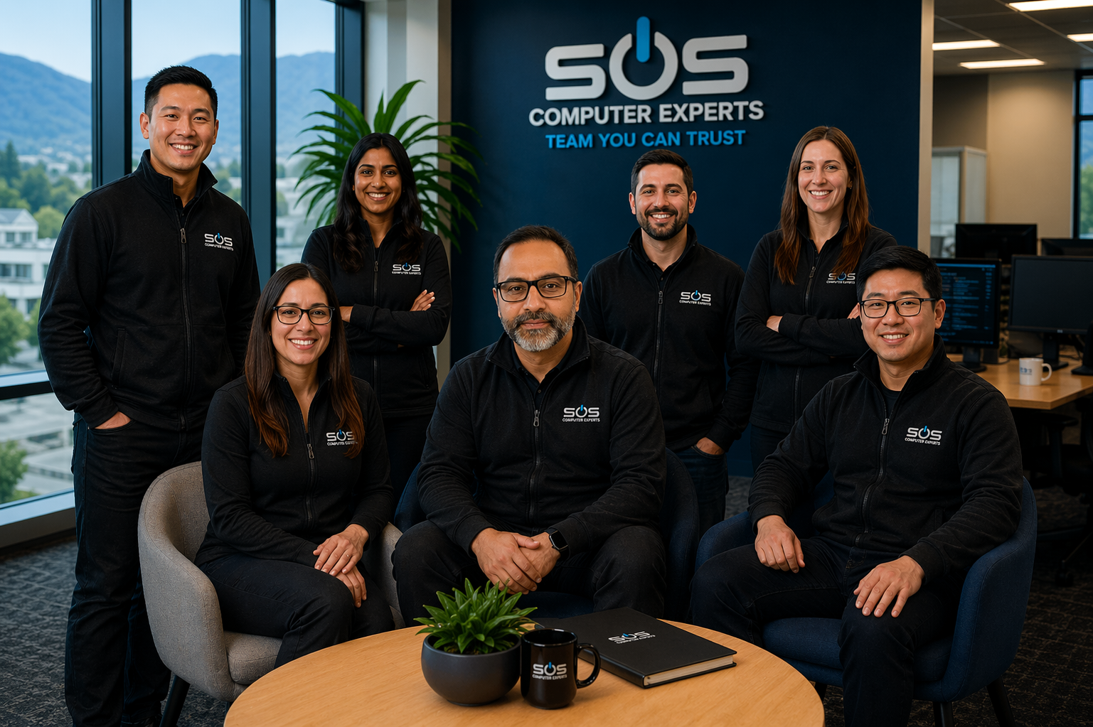 SOS Computer Experts office team